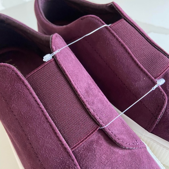 BRAND NEW LAUREN RALPH LAUREN SANGRIA WINE PLATFORM SNEAKERS FALL ACADEMIA - Picture 5 of 7